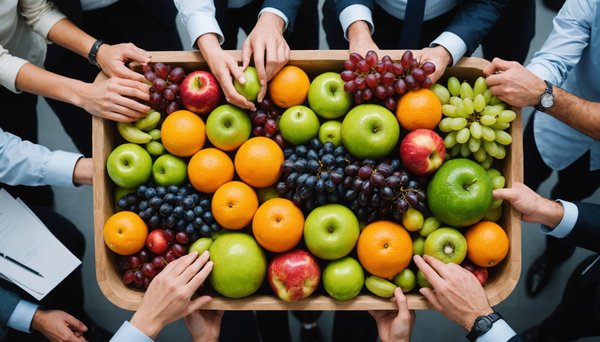 10 raisons d'offrir des fruits au bureau pour stimuler l'équipe